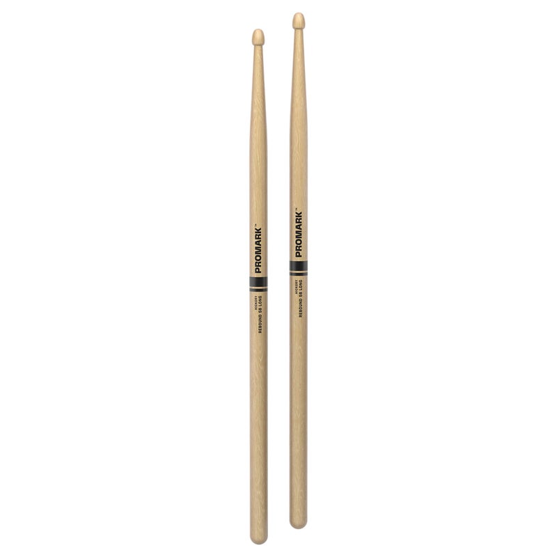 ProMark Rebound 5B Long Hickory Drumsticks, Acorn Wood Tip, 1 Pair - Image 3